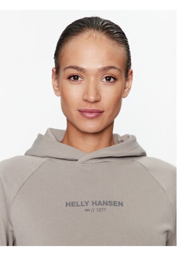 Helly Hansen Bluza Core 54033 Szary Regular Fit. Kolor: szary. Materiał: bawełna