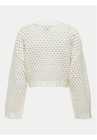 only - ONLY Sweter Milla 15300575 Écru Regular Fit. Materiał: syntetyk #5