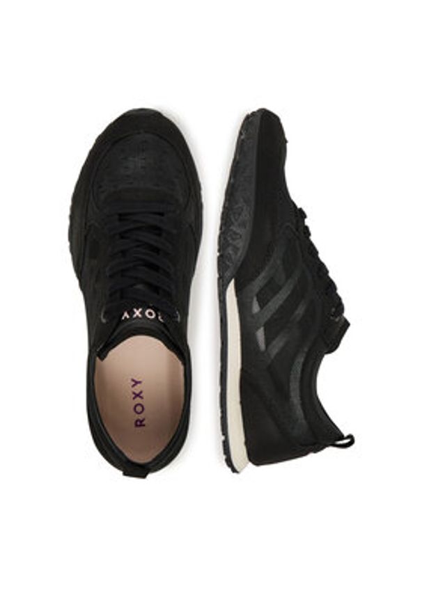 Roxy Sneakersy V12-920 Czarny. Kolor: czarny. Materiał: materiał