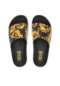 Versace Jeans Couture Klapki 80VA3SQ3 ZS365 G89 Czarny. Kolor: czarny. Materiał: syntetyk #3