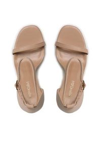 DeeZee Sandały LS5133-10 Beżowy. Kolor: beżowy. Materiał: skóra #4
