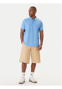 Reebok Polo Breen RK25562CCM Błękitny Regular Fit. Typ kołnierza: polo. Kolor: niebieski. Materiał: bawełna #2