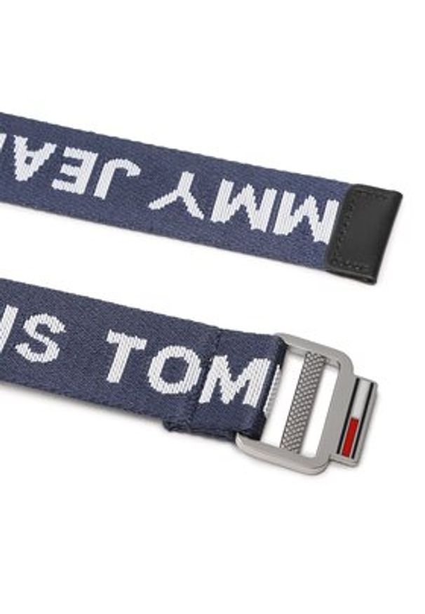 Tommy Jeans Pasek Męski Tjm Bxter 3.5 AM0AM10907 Granatowy. Kolor: niebieski. Materiał: materiał
