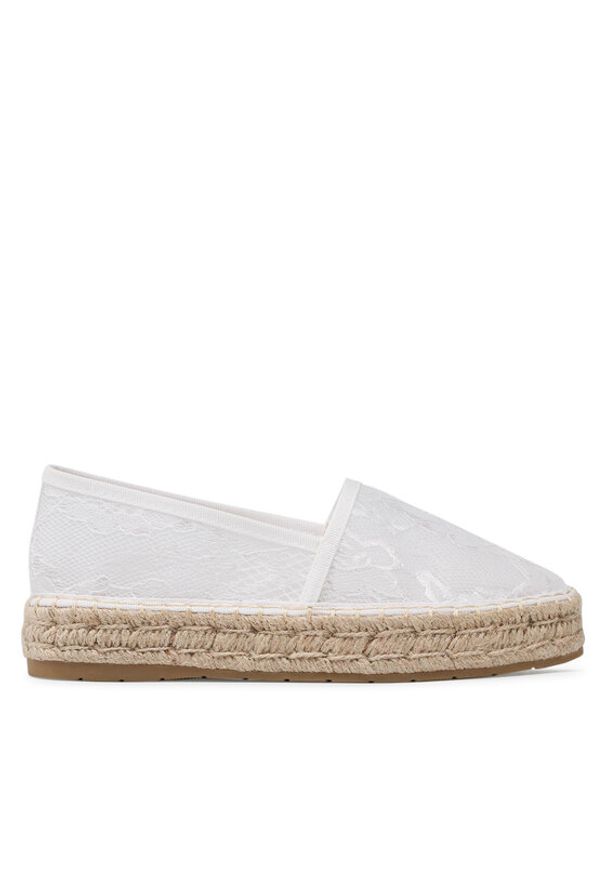 DeeZee Espadryle WSS20375-50 Biały. Kolor: biały. Materiał: materiał