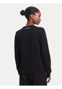 Karl Lagerfeld - KARL LAGERFELD Bluza A3W20010 Czarny Regular Fit. Typ kołnierza: dekolt w karo. Kolor: czarny. Materiał: bawełna #4