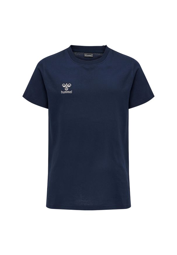 Hummel - Koszulka Sportowa T-Shirt Hmlmove Grid Cotton T-Shirt Kid. Kolor: niebieski. Materiał: bawełna, jersey