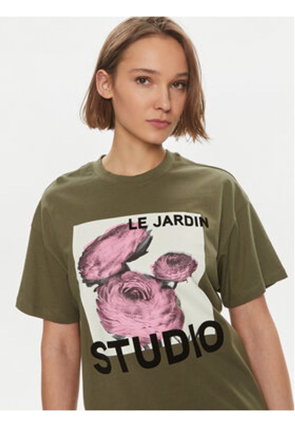 only - ONLY T-Shirt Pixie 15316702 Zielony Regular Fit. Kolor: zielony. Materiał: bawełna