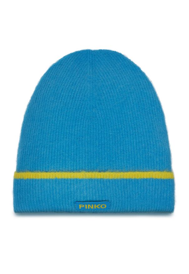 Pinko Czapka Serrade 104332 A26V Błękitny. Kolor: niebieski. Materiał: wełna
