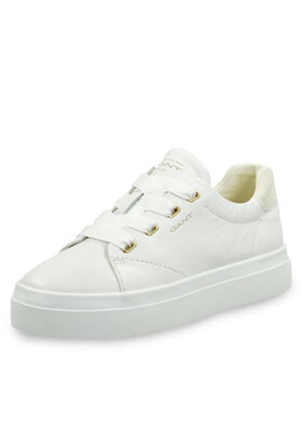 GANT - Gant Sneakersy 30531834 Biały. Kolor: biały. Materiał: skóra