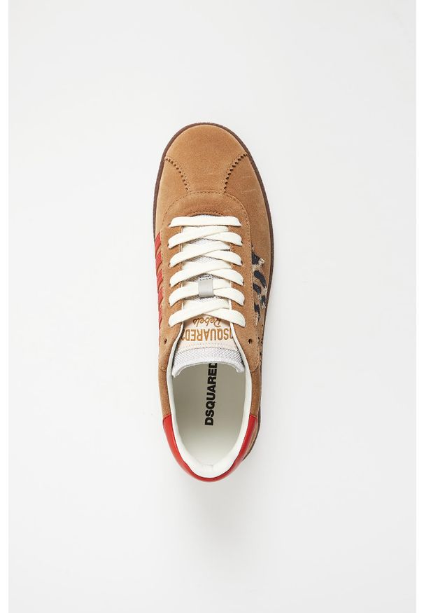 Sneakersy męskie zamszowe DSQUARED2. Materiał: zamsz