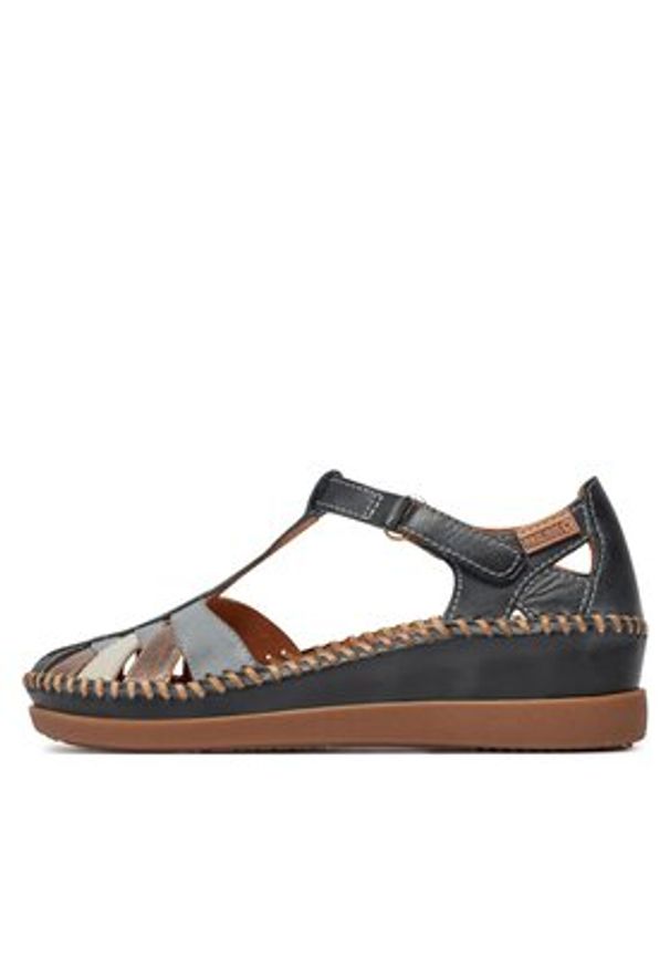 Pikolinos Sandały Cadaques W8K-0705C1 Niebieski. Kolor: niebieski. Materiał: skóra