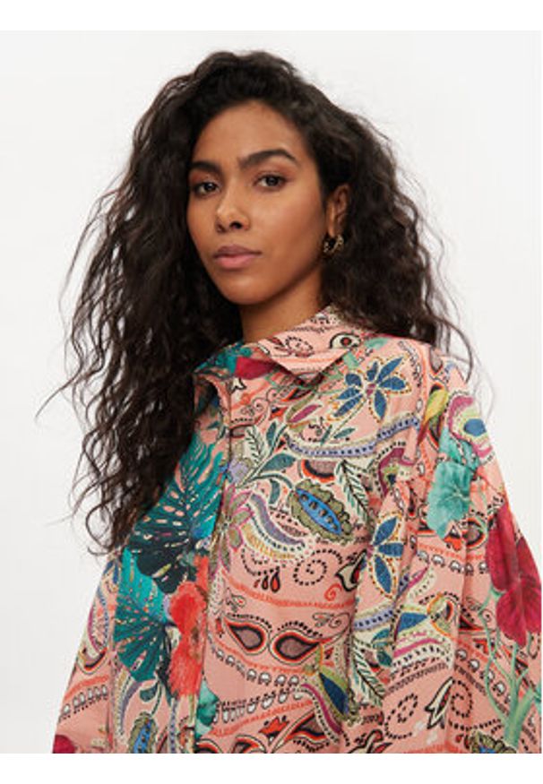 Marciano Guess Koszula 4GGH19 9871Z Kolorowy Regular Fit. Materiał: bawełna. Wzór: kolorowy