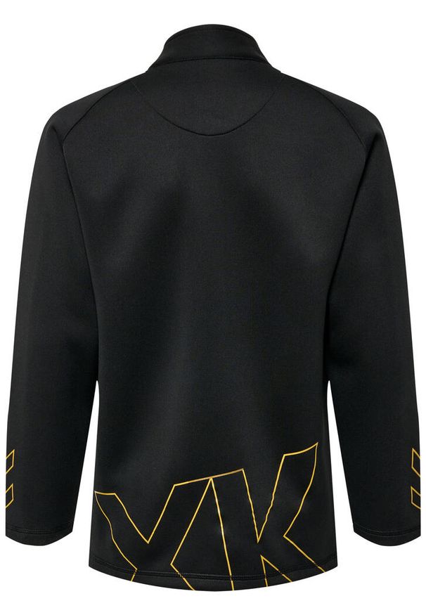 Dziecięca bluza dresowa zapinana na zamek Hummel Cima XK. Kolor: czarny. Materiał: dresówka