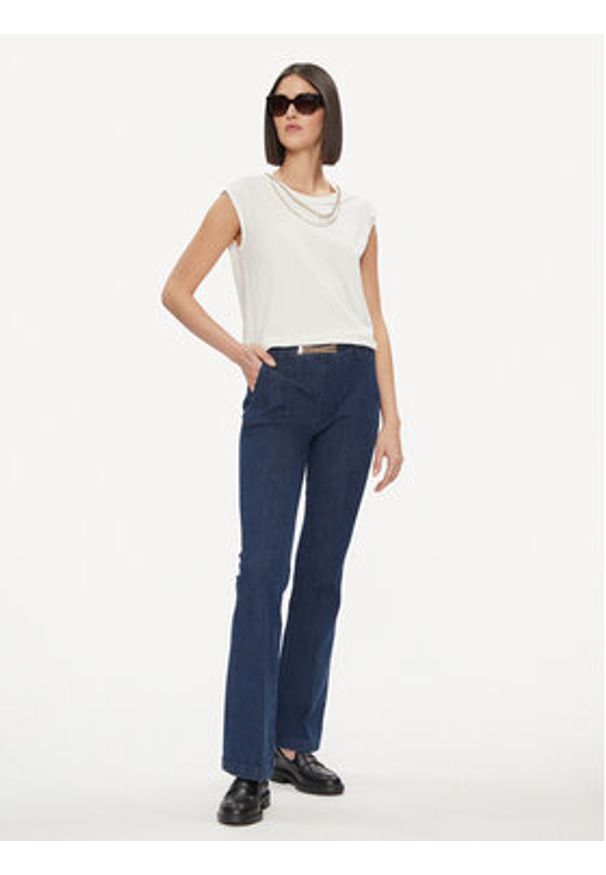 Liu Jo Jeansy UA4108 D4611 Granatowy Bootcut Fit. Kolor: niebieski