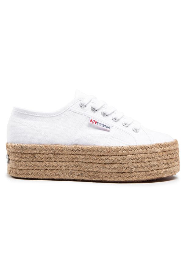 Espadryle Superga. Kolor: biały