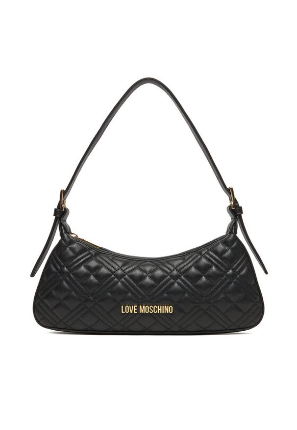 Love Moschino - LOVE MOSCHINO Torebka JC4142PP0NLA0000 Czarny. Kolor: czarny. Materiał: skórzane