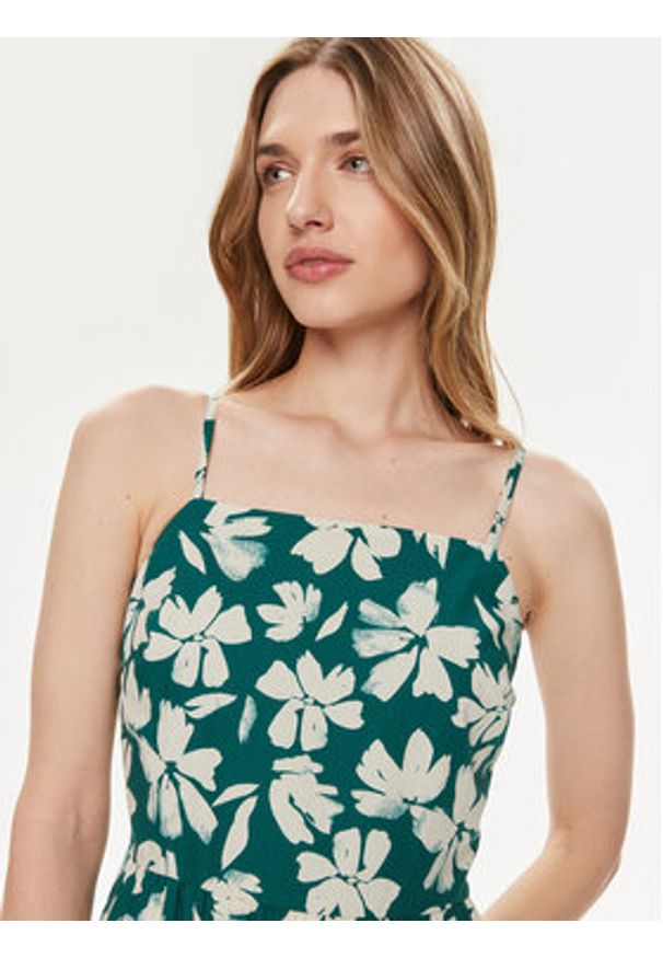 GAP - Gap Sukienka letnia 888463-01 Zielony Regular Fit. Kolor: zielony. Materiał: bawełna. Sezon: lato
