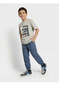 Sinsay - Jeansy jogger - błękitny. Kolor: niebieski #1