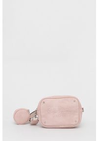 Pepe Jeans torebka BASSY BAG kolor różowy. Kolor: różowy. Rodzaj torebki: na ramię