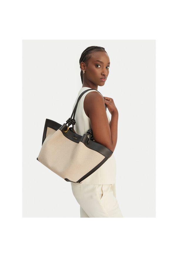 Torebka Coccinelle. Kolor: beżowy