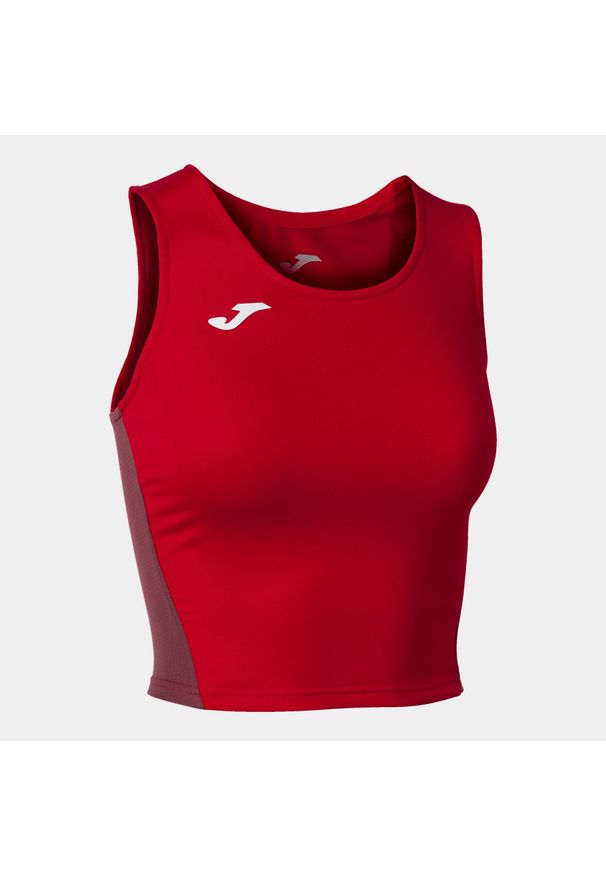 Tank top do biegania damski Joma R-Winner Crop top. Kolor: czerwony. Sport: bieganie