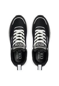 Versace Jeans Couture Sneakersy 80VA3SA3 ZSD97 Czarny. Kolor: czarny. Materiał: mesh #3