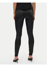 Vero Moda Spodnie z imitacji skóry Flash 10314591 Czarny Skinny Fit. Kolor: czarny. Materiał: skóra #3
