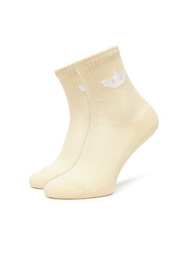 Adidas - adidas Skarpety długie Trefoil Cushion JY2678 Kolorowy. Materiał: materiał, bawełna. Wzór: kolorowy