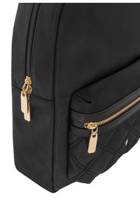 Ochnik - Czarny plecak damski z kieszenią na laptop. Kolor: czarny. Materiał: poliester #4