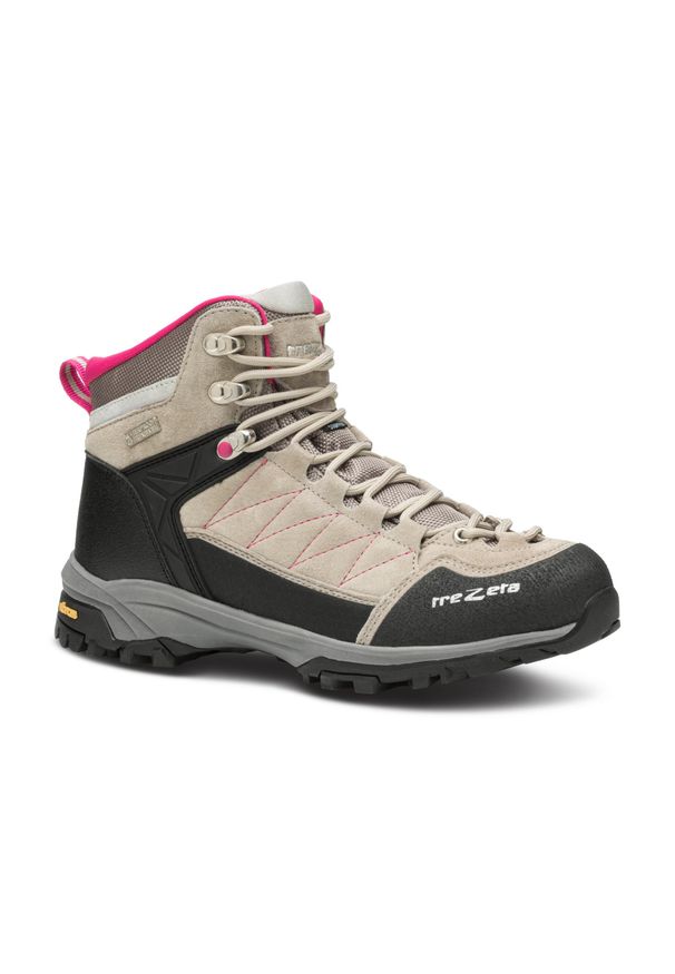 TREZETA - Buty trekkingowe damskie wysokie Trezeta ARGO WP. Kolor: beżowy, wielokolorowy, różowy, czarny