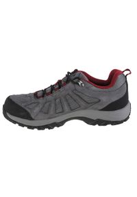 columbia - Buty trekkingowe męskie, Columbia Redmond III WP. Kolor: szary. Materiał: materiał, skóra, syntetyk, guma