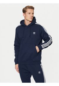 Adidas - adidas Bluza adicolor Classics 3-Stripes IL2489 Granatowy Regular Fit. Kolor: niebieski. Materiał: syntetyk, bawełna
