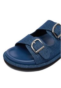 Guess Jeans Klapki EO-R26SS03458 Granatowy. Kolor: niebieski. Materiał: materiał #6