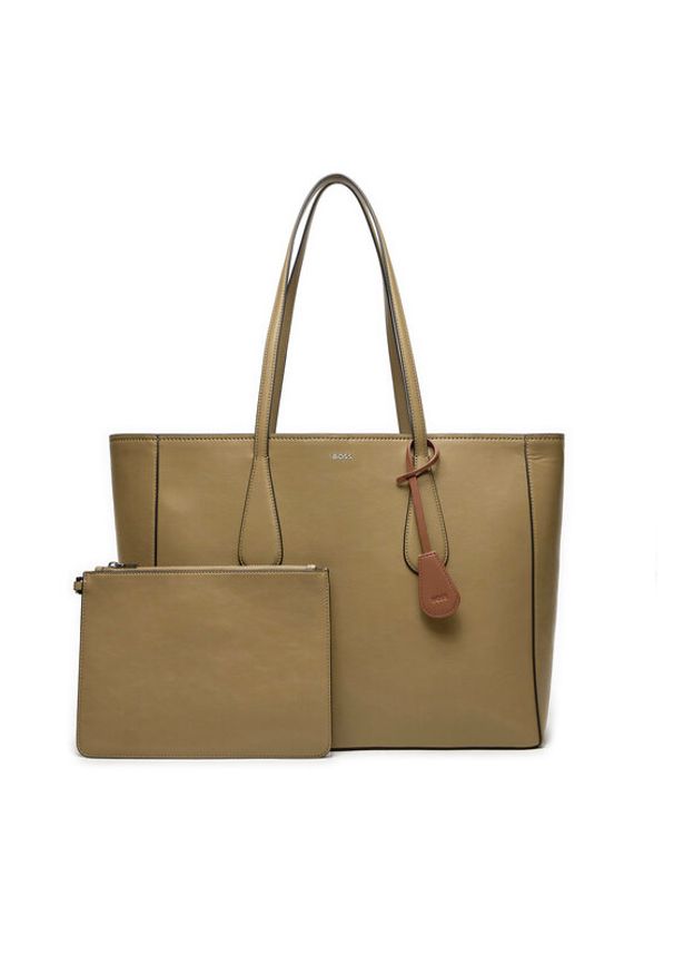 BOSS - Boss Torebka Liriel Shopper 50517093 Beżowy. Kolor: beżowy