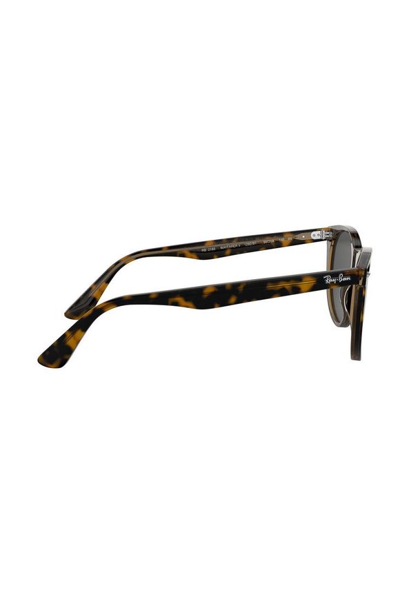 Ray-Ban - Okulary przeciwsłoneczne. Kształt: okrągłe. Kolor: brązowy