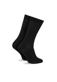 Calvin Klein Skarpety długie 701235981 Czarny. Kolor: czarny. Materiał: materiał, bawełna