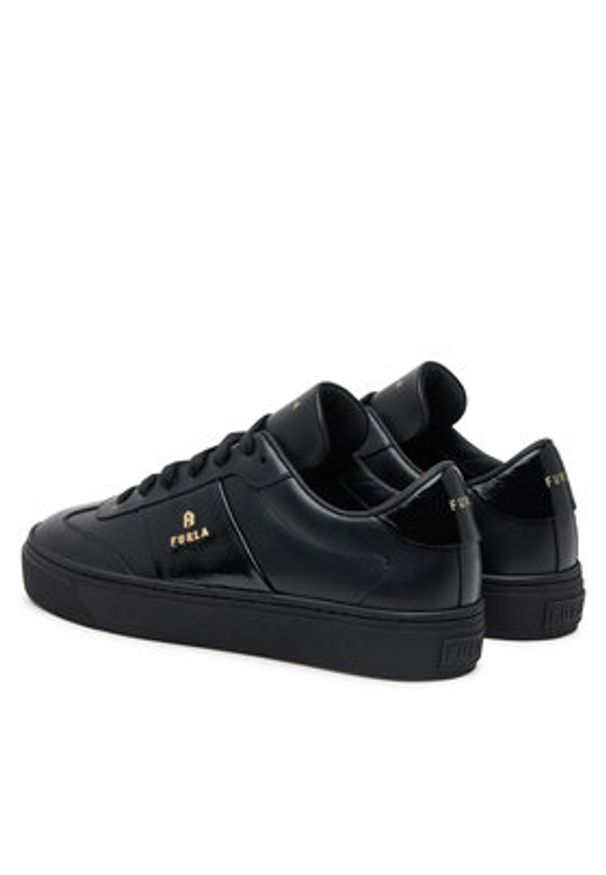 Furla Sneakersy Enjoy Lace-Up Sneaker YI79ENJ BX3711 O6000 Czarny. Kolor: czarny. Materiał: skóra