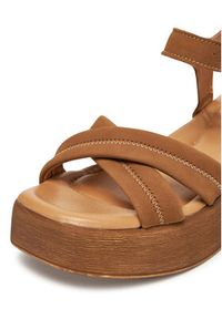 Lasocki Sandały WI23-NAGINA-09 Brązowy. Kolor: brązowy. Materiał: nubuk, skóra #5