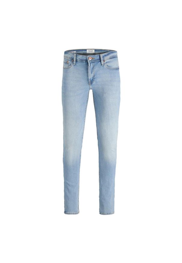 Jeans Jack & Jones Liam 770 niebieski denim. Kolor: niebieski. Materiał: denim, jeans. Sport: skateboard