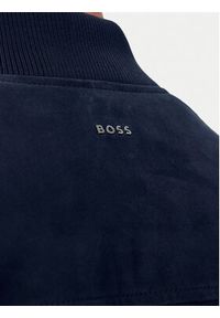 BOSS Kurtka skórzana Jonorve 50562519 Granatowy Regular Fit. Kolor: niebieski. Materiał: skóra #7