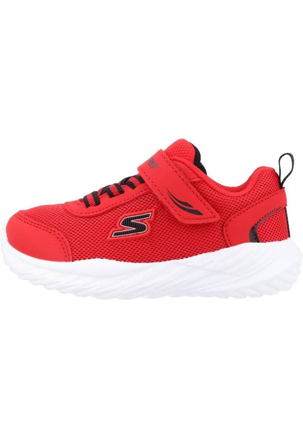 skechers - Tenisówki Skechers Model 407308n Kolor Czerwony. Kolor: czerwony. Materiał: syntetyk, tkanina. Model: Skechers Sport. Sport: turystyka piesza