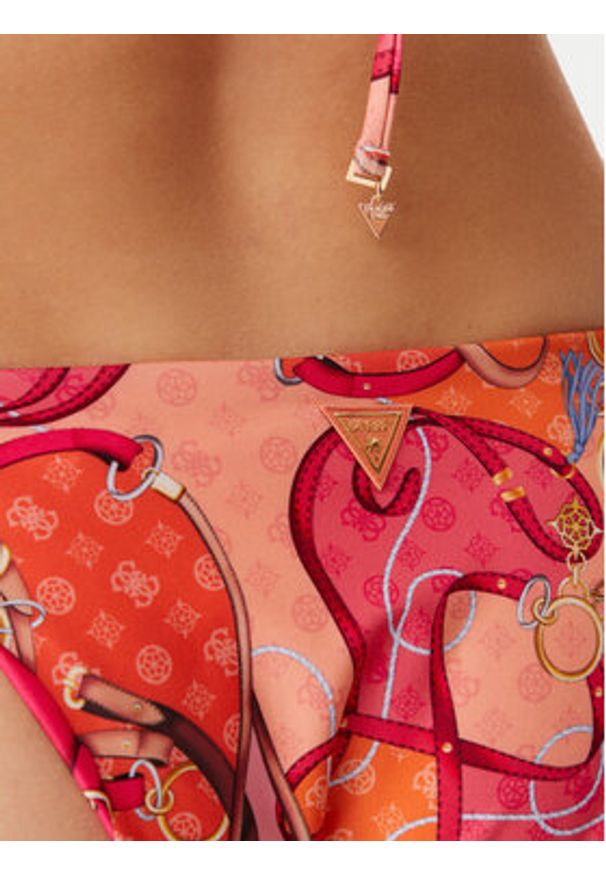 Guess Dół od bikini E5GO15 KCR12 Pomarańczowy. Kolor: pomarańczowy. Materiał: syntetyk