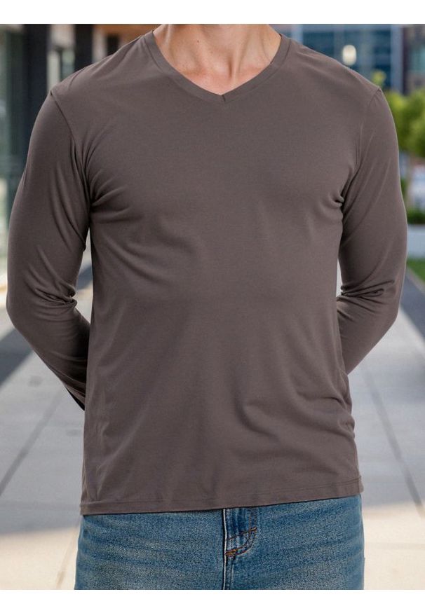 Sinsay - Bawełniana koszulka basic - green spruce. Materiał: bawełna