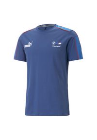 Koszulka Sportowa Męska Puma Bmw Mms Mt7. Kolor: niebieski. Sport: fitness #1