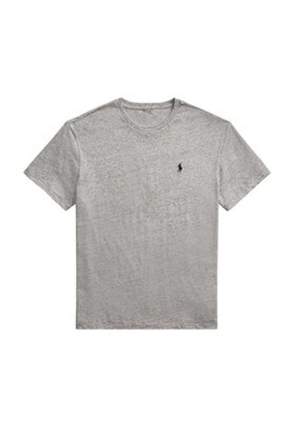 Polo Ralph Lauren T-Shirt 710707087006 Szary Regular Fit. Typ kołnierza: polo. Kolor: szary. Materiał: bawełna