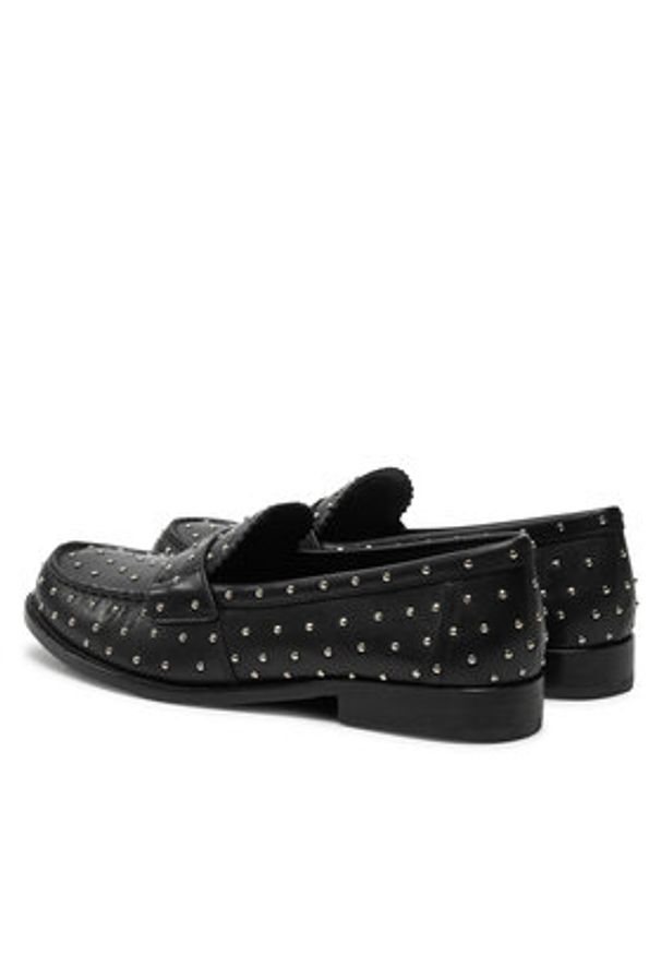 Tory Burch Mokasyny Studded Classic Loafer 159881 Czarny. Kolor: czarny. Materiał: skóra