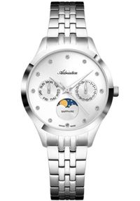 Zegarek damski Adriatica A3833.5143QF CYRKONIE srebrny. Kolor: srebrny #1