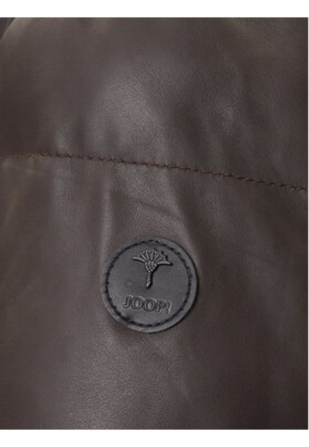 JOOP! Kurtka skórzana 17 Loman 80000852 Brązowy Regular Fit. Kolor: brązowy. Materiał: skóra