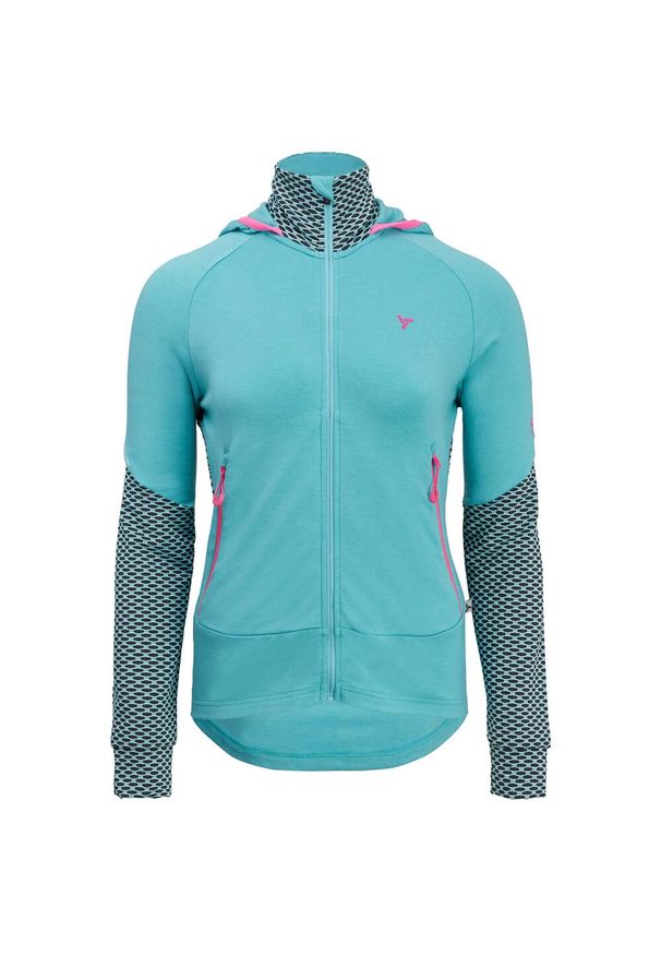 Bluza damska Silvini Women Sweatshirt Artica WJ2103. Typ kołnierza: kaptur. Kolor: niebieski