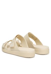 Crocs Klapki Brooklyn Buckle Low Low 211215 Écru